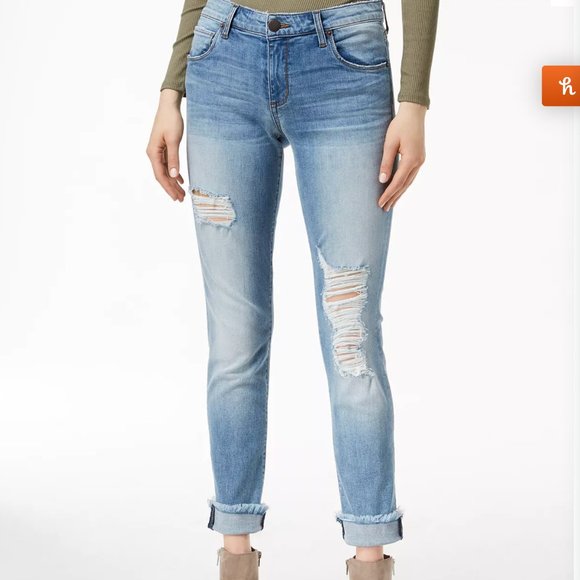 Taylor Tomboy Cuffed Straight Leg Jeans - Picture 5 of 6